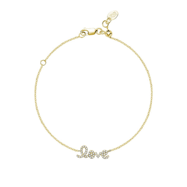 Mini "Love" Diamond Bracelet