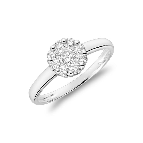 Cluster Mount Diamond Ring