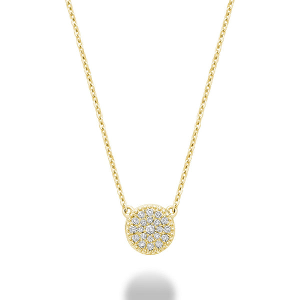 Round Diamond Necklace