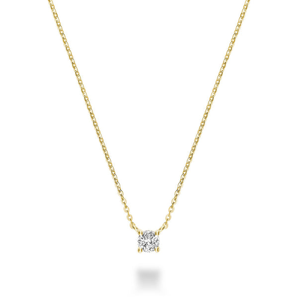 Solitaire Diamond Necklace