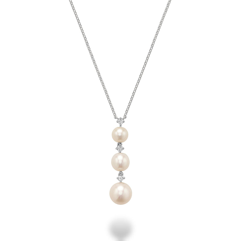 Pearl and Diamond Necklace