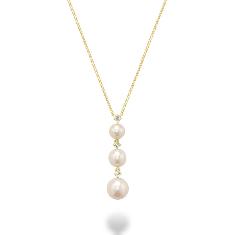 Pearl and Diamond Necklace