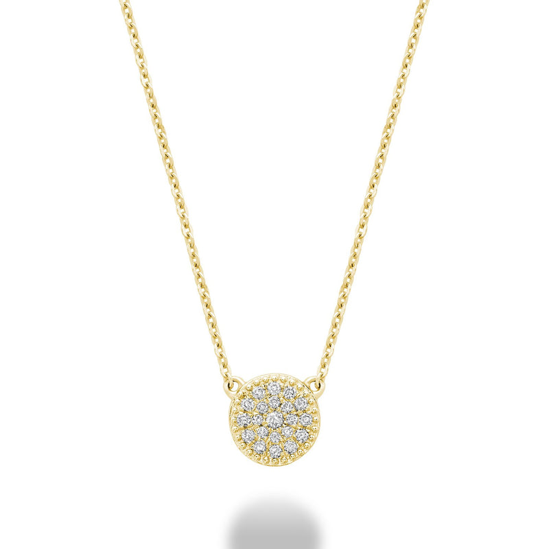 Round Diamond Necklace