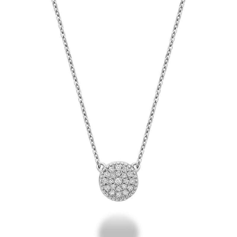 Round Diamond Necklace