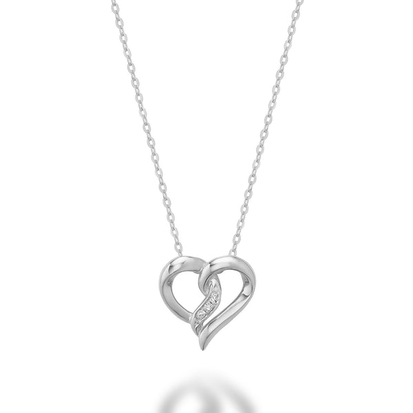 Heart Shape Diamond Pendant