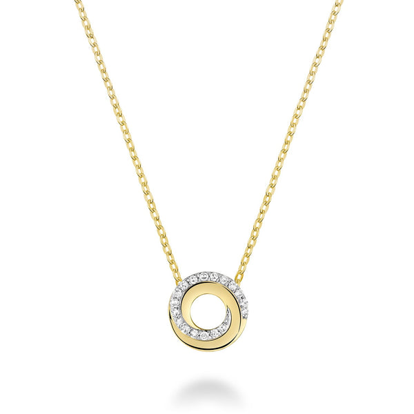 Whirl Diamond Pendant