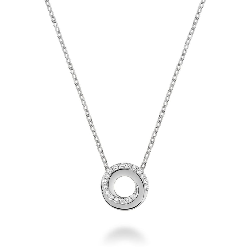 Whirl Diamond Pendant