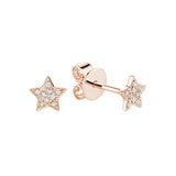 Star Diamond Stud Earrings