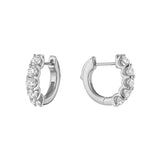 Diamond Huggie Earrings